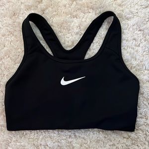 Nike Dri Fit Sports Bra Size Small Black - worn once
